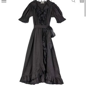 DOEN SORAYA DRESS -- BLACK (NWT)